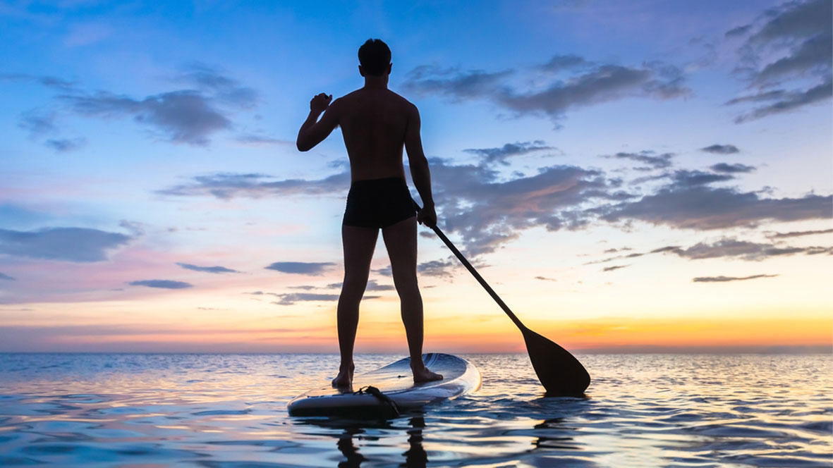 Sup stand up paddle board in Castelldefels